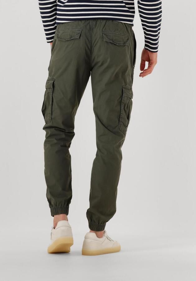 TOMMY JEANS Heren Broeken Tjm Scanton Cargo Jogger Donkergroen