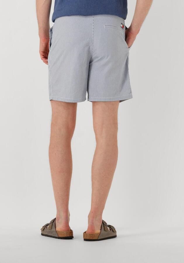 TOMMY JEANS Heren Broeken Tjm Seersucker Stp Beach Short Lichtblauw - Foto 2