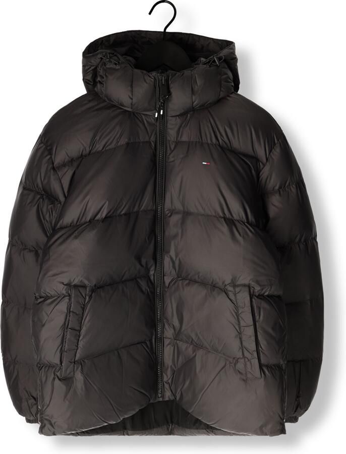 TOMMY JEANS Gewatteerde jas TJM ESSENTIAL DOWN JACKET EXT Winterjas Outdoorjas Gevoerd 2 in 1 jas afneembare capuchon