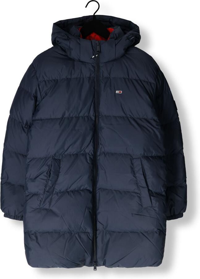 TOMMY JEANS Gewatteerde jas TJM ESSENTIAL DOWN PARKA Donzen jas overgangsjas met capuchon