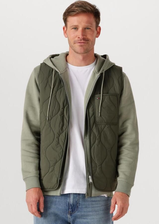TOMMY JEANS Heren Jassen Tjm Quilted Vest Ext Donkergroen - Foto 4