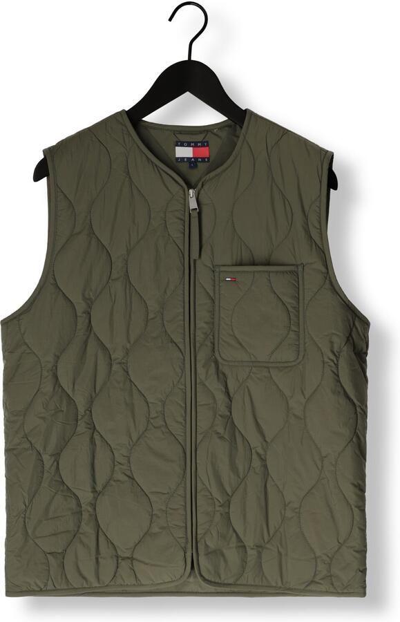 TOMMY JEANS Heren Jassen Tjm Quilted Vest Ext Donkergroen - Foto 3