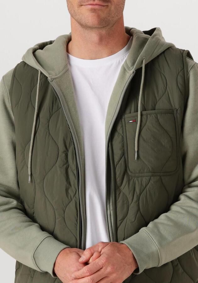 TOMMY JEANS Heren Jassen Tjm Quilted Vest Ext Donkergroen - Foto 2