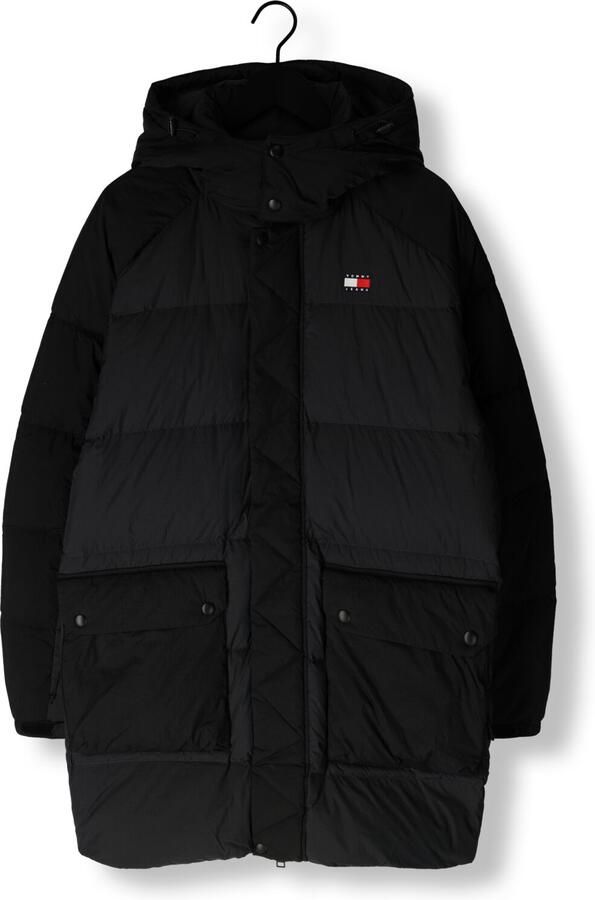 TOMMY JEANS Gewatteerde jas TJM TWO TONE PARKA contrastkleurige inzetten - Foto 3