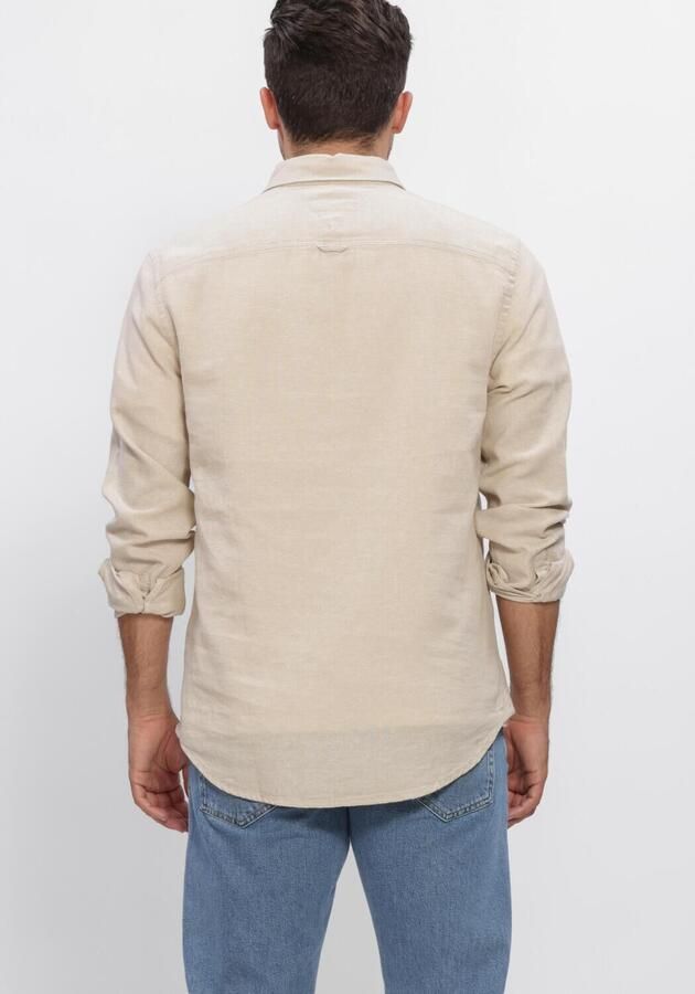 Tommy Jeans regular fit vrijetijdsoverhemd van mix van katoen en linnen - Foto 3