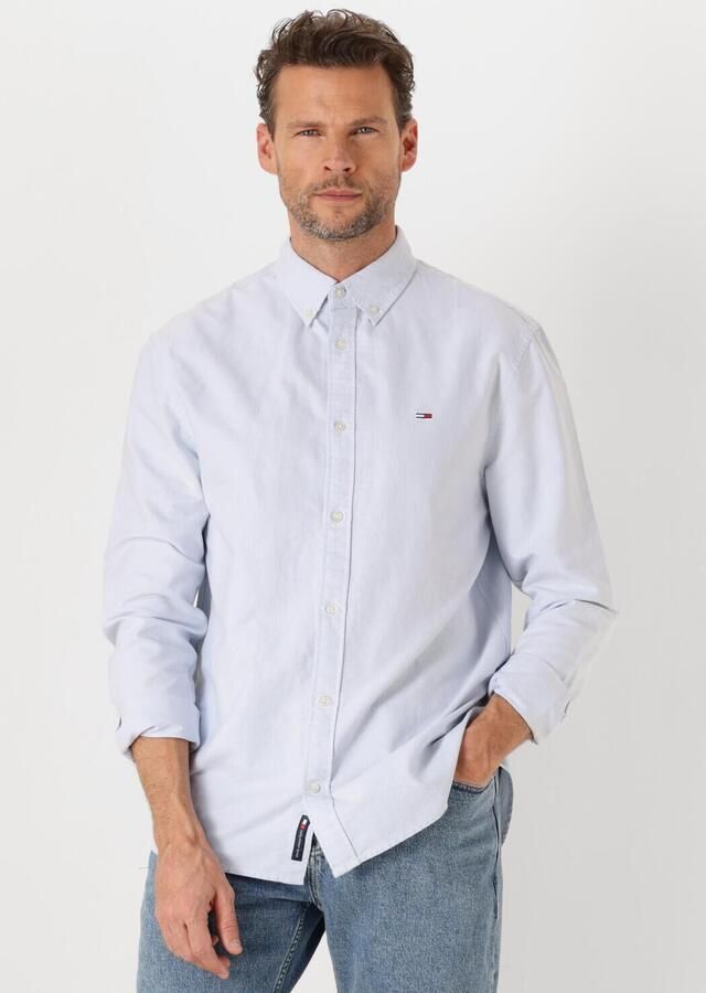 TOMMY JEANS Heren Overhemden Tjm Reg Oxford Shirt Ext Lichtblauw - Foto 4