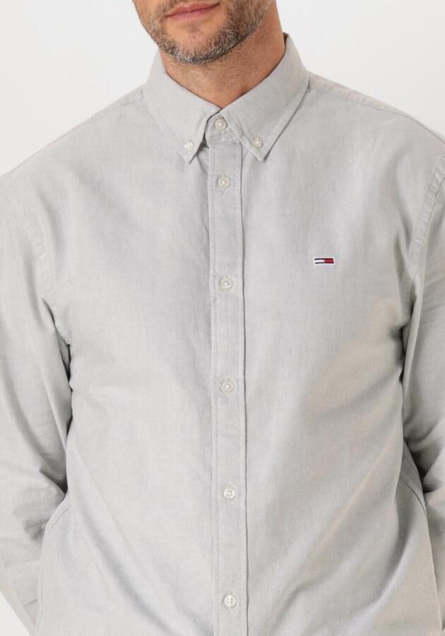 TOMMY JEANS Heren Overhemden Tjm Reg Oxford Shirt Ext Lichtgrijs - Foto 3