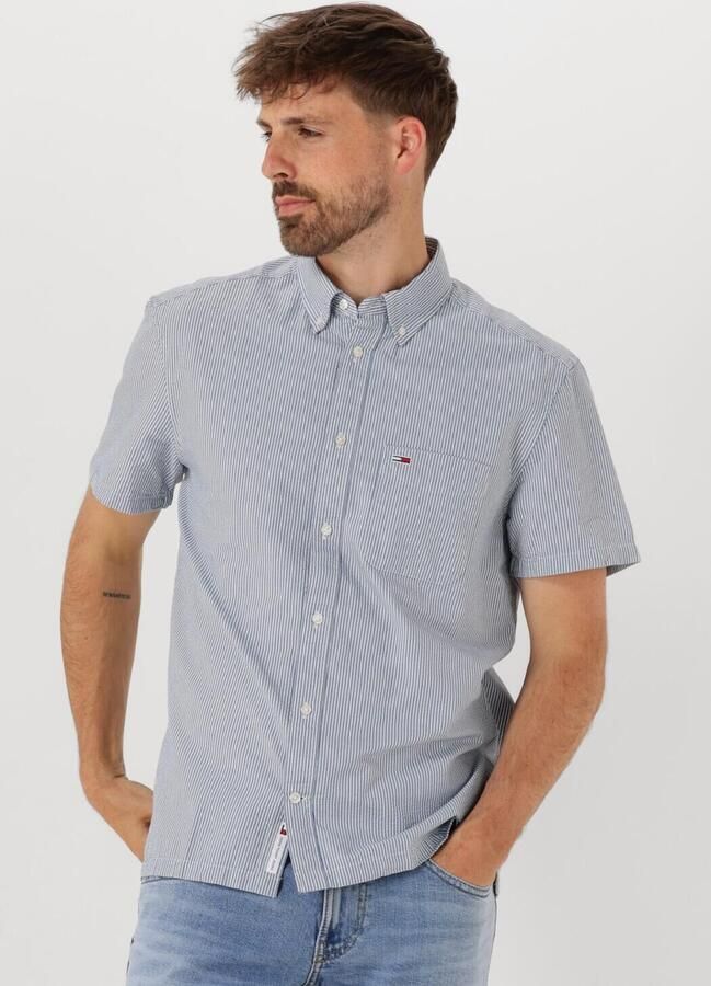 Tommy Jeans Regular fit vrijetijdsoverhemd van zuiver katoen met korte mouwen - Foto 4