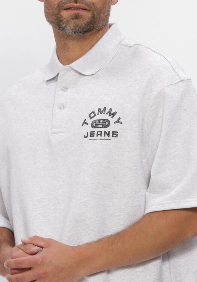 TOMMY JEANS Heren Polo's & T-shirts Tjm 90s Solid Sport Polo Lichtgrijs - Foto 3