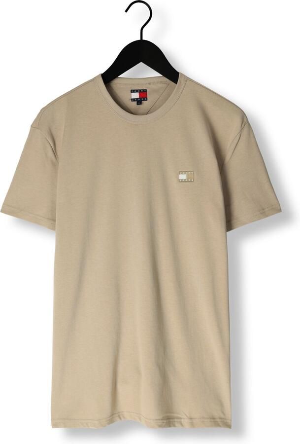 TOMMY JEANS Heren Polo's & T-shirts Tjm Reg Badge Tee Ext Beige - Foto 3