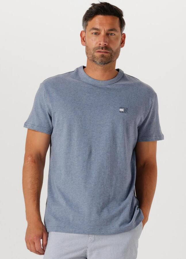 TOMMY JEANS Heren Polo's & T-shirts Tjm Reg Badge Tee Ext Blauw - Foto 4