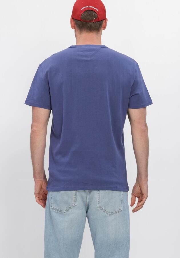 TOMMY JEANS Heren Polo's & T-shirts Tjm Reg Badge Tee Ext Blauw - Foto 3