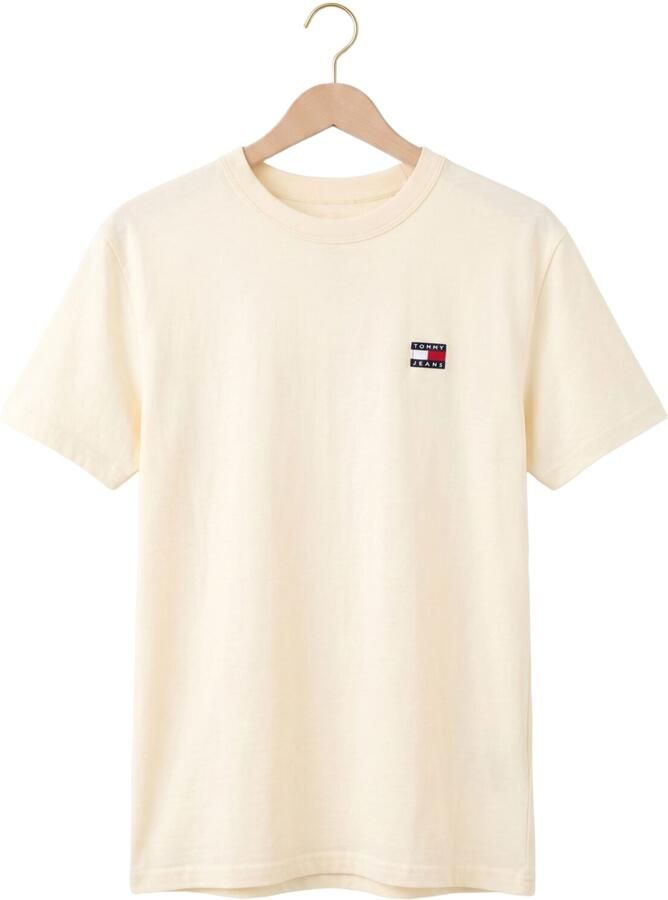 TOMMY JEANS Heren Polo's & T-shirts Tjm Reg Badge Tee Ext Gebroken Wit - Foto 2