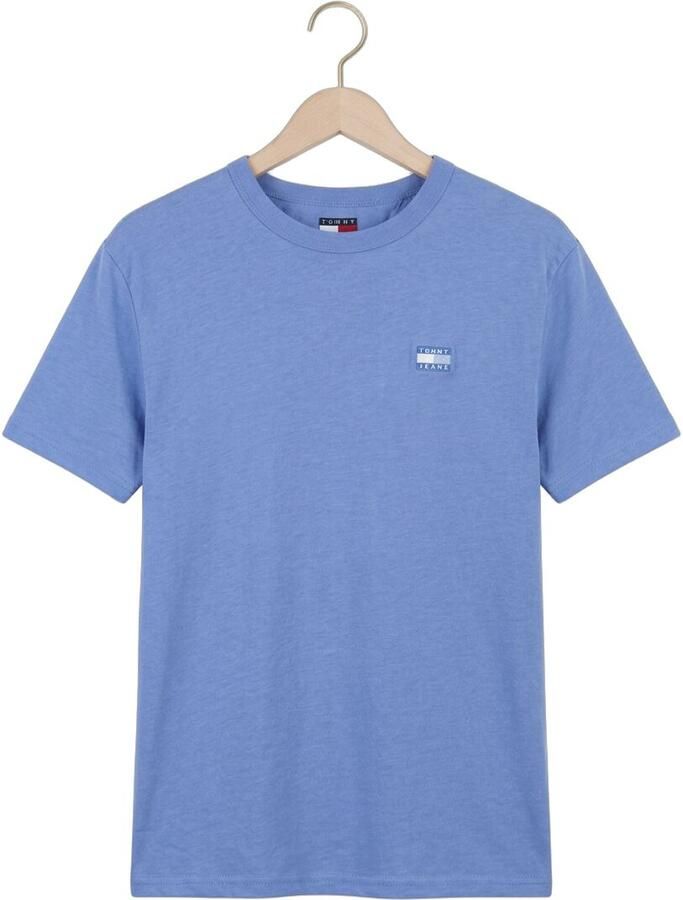TOMMY JEANS Heren Polo's & T-shirts Tjm Reg Badge Tee Ext Lichtblauw - Foto 2