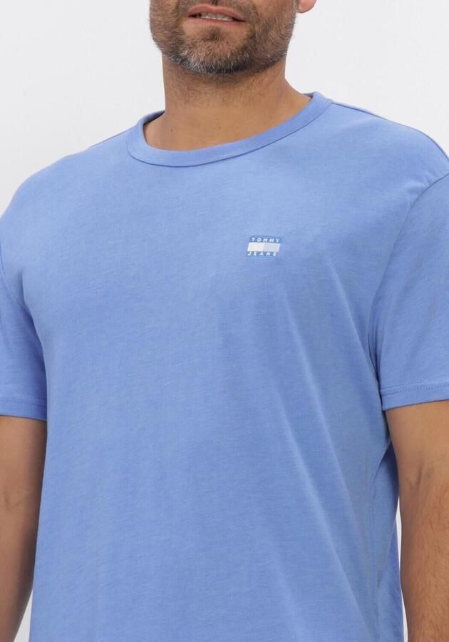 TOMMY JEANS Heren Polo's & T-shirts Tjm Reg Badge Tee Ext Lichtblauw - Foto 4