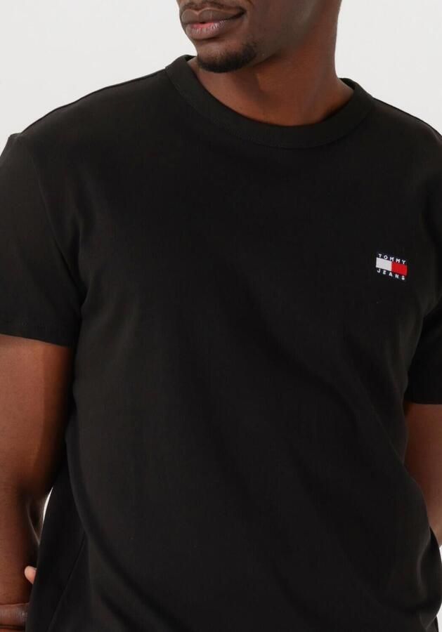 Tommy Jeans Zwart Katoenen Gerecycled T-Shirt Lente Zomer Black Heren - Foto 3