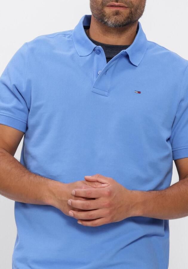 TOMMY JEANS Heren Polo's & T-shirts Tjm Reg Ess Polo Ext Lichtblauw - Foto 4