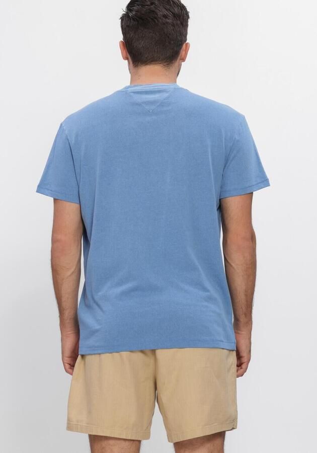 TOMMY JEANS Heren Polo's & T-shirts Tjm Reg La Waving Flag Ext Lichtblauw - Foto 4