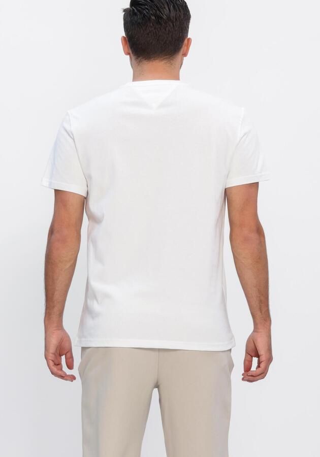 TOMMY JEANS Heren Polo's & T-shirts Tjm Reg Tj Gym Ss Tee Ext Wit - Foto 2