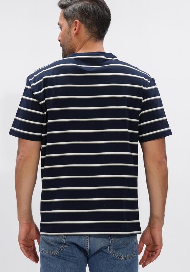 TOMMY JEANS Heren Polo's & T-shirts Tjm Rlx Label Ss Tee Donkerblauw - Foto 3