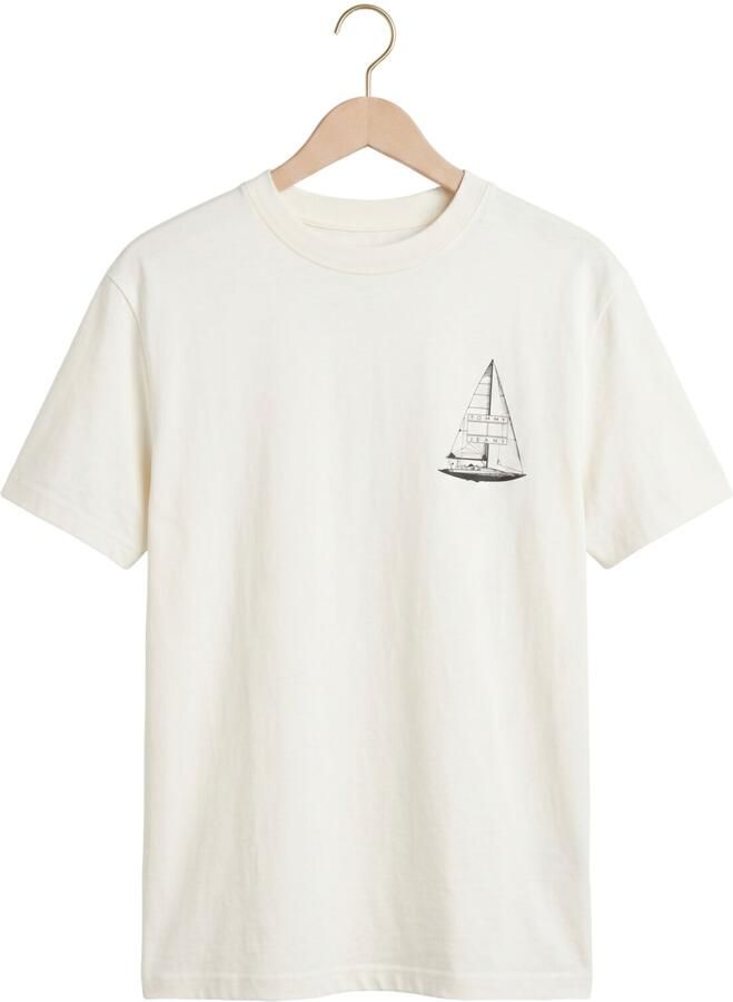 TOMMY JEANS Heren Polo's & T-shirts Tjm Rlx Sailboat Ss Tee Wit - Foto 2