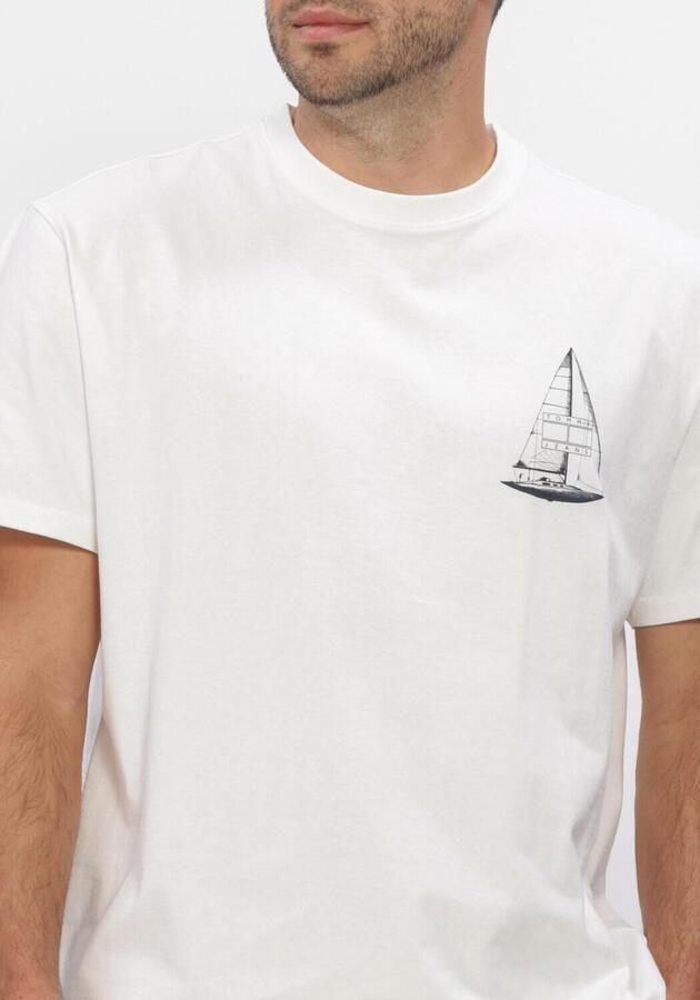 TOMMY JEANS Heren Polo's & T-shirts Tjm Rlx Sailboat Ss Tee Wit - Foto 4