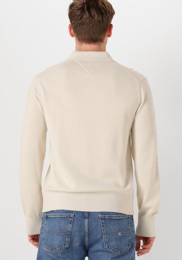 TOMMY JEANS Heren Polo's & T-shirts Tjm Slim Essential Polo Sweater Beige