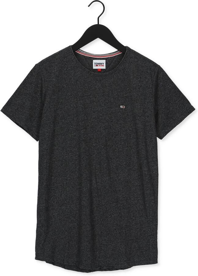 TOMMY JEANS T-shirt TJM SLIM JASPE C NECK Classics slim fit met merklabel