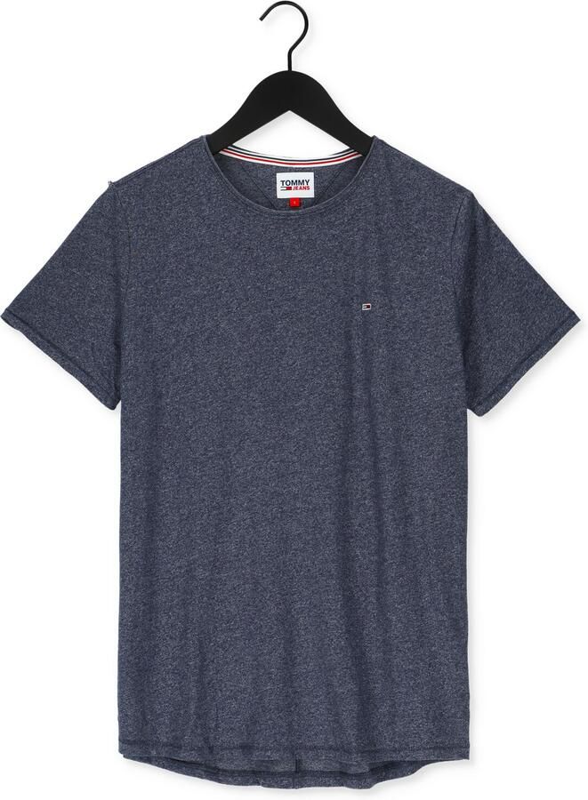 TOMMY JEANS T-shirt TJM SLIM JASPE C NECK Classics slim fit met merklabel