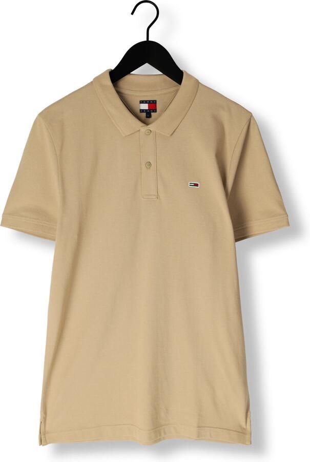 TOMMY JEANS Heren Polo's & T-shirts Tjm Slim Placket Polo Ext Beige - Foto 3
