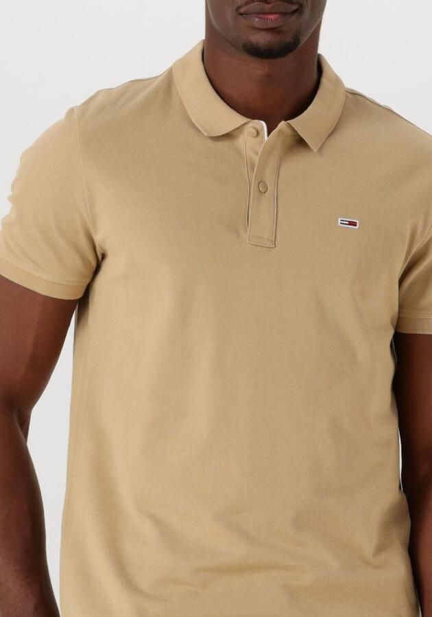 TOMMY JEANS Heren Polo's & T-shirts Tjm Slim Placket Polo Ext Beige - Foto 2