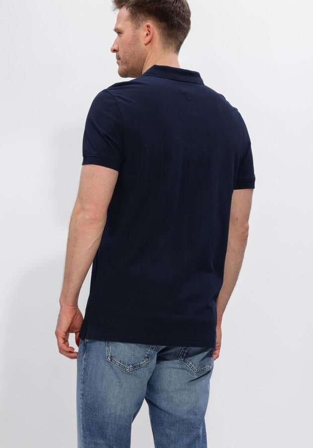 TOMMY JEANS Heren Polo's & T-shirts Tjm Slim Placket Polo Ext Donkerblauw - Foto 4