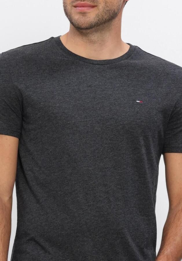 TOMMY JEANS Heren Polo's & T-shirts Tjm Xslim Jaspe Htr Tee Ext Antraciet - Foto 4