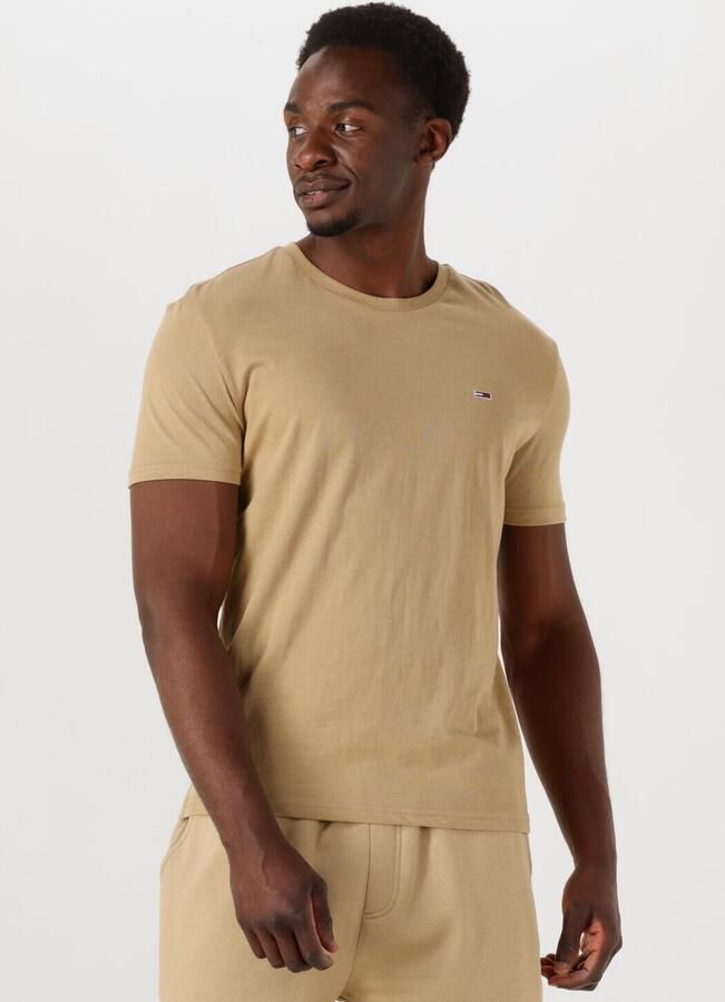 TOMMY JEANS Heren Polo's & T-shirts Tjm Xslim Jaspe Htr Tee Ext Beige - Foto 4