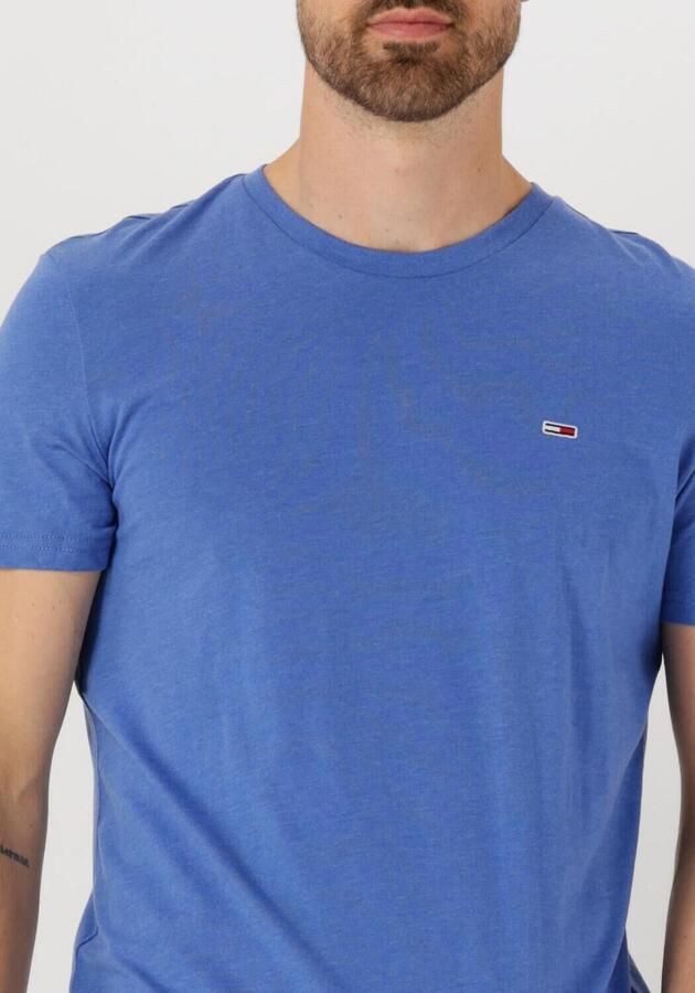TOMMY JEANS Heren Polo's & T-shirts Tjm Xslim Jaspe Htr Tee Ext Blauw - Foto 2