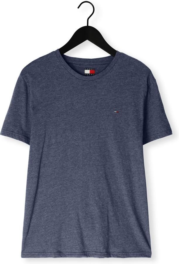 TOMMY JEANS Heren Polo's & T-shirts Tjm Xslim Jaspe Htr Tee Ext Donkerblauw - Foto 4
