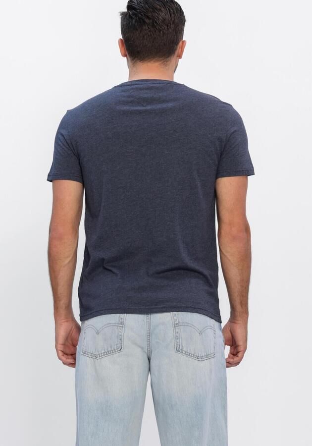 TOMMY JEANS Heren Polo's & T-shirts Tjm Xslim Jaspe Htr Tee Ext Donkerblauw - Foto 2