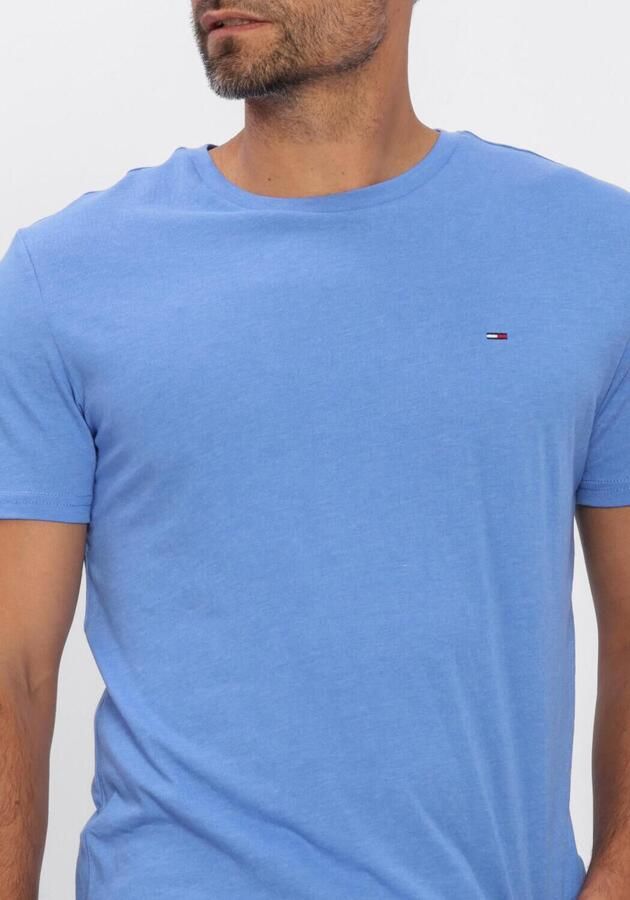 TOMMY JEANS Heren Polo's & T-shirts Tjm Xslim Jaspe Htr Tee Ext Lichtblauw - Foto 4