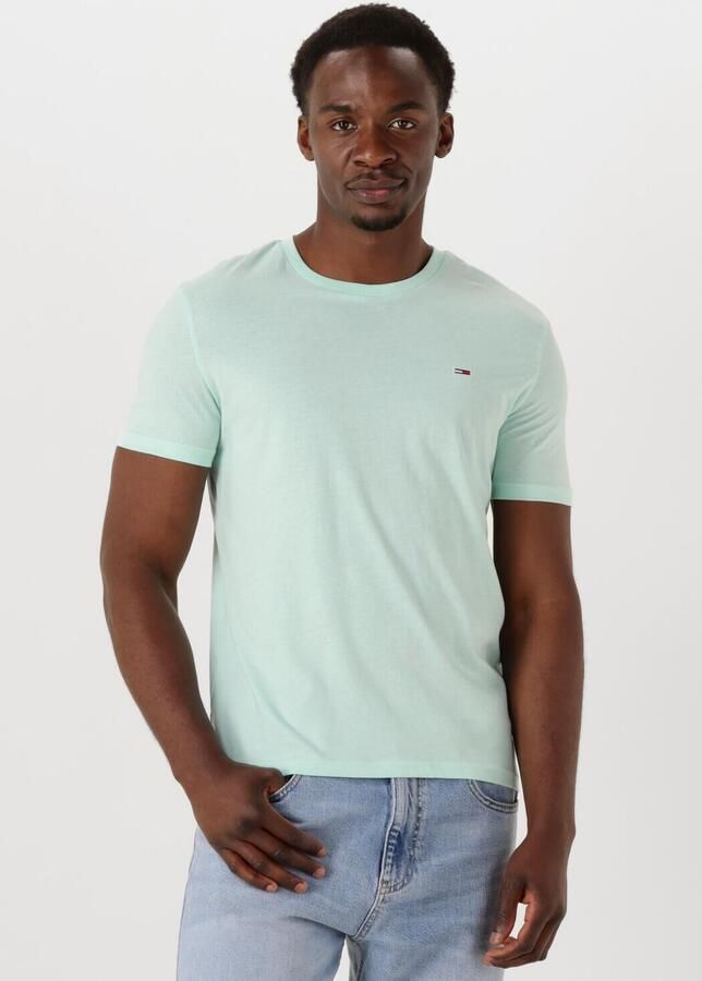 TOMMY JEANS Heren Polo's & T-shirts Tjm Xslim Jaspe Htr Tee Ext Mint - Foto 4
