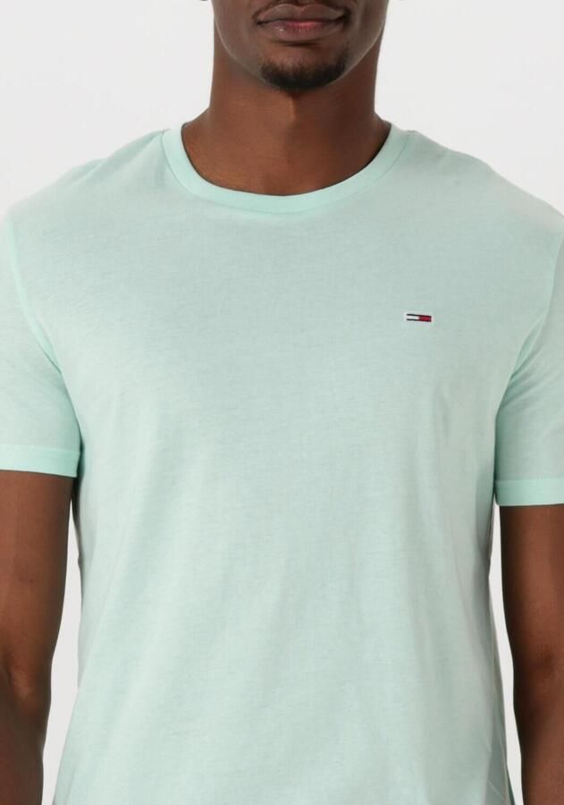 TOMMY JEANS Heren Polo's & T-shirts Tjm Xslim Jaspe Htr Tee Ext Mint - Foto 2