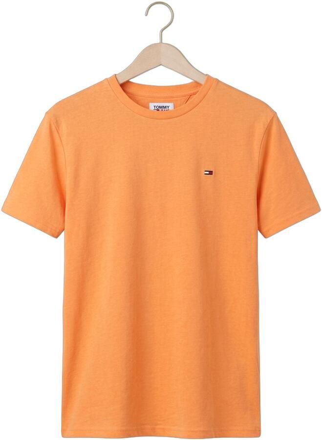 TOMMY JEANS Heren Polo's & T-shirts Tjm Xslim Jaspe Htr Tee Ext Oranje - Foto 2