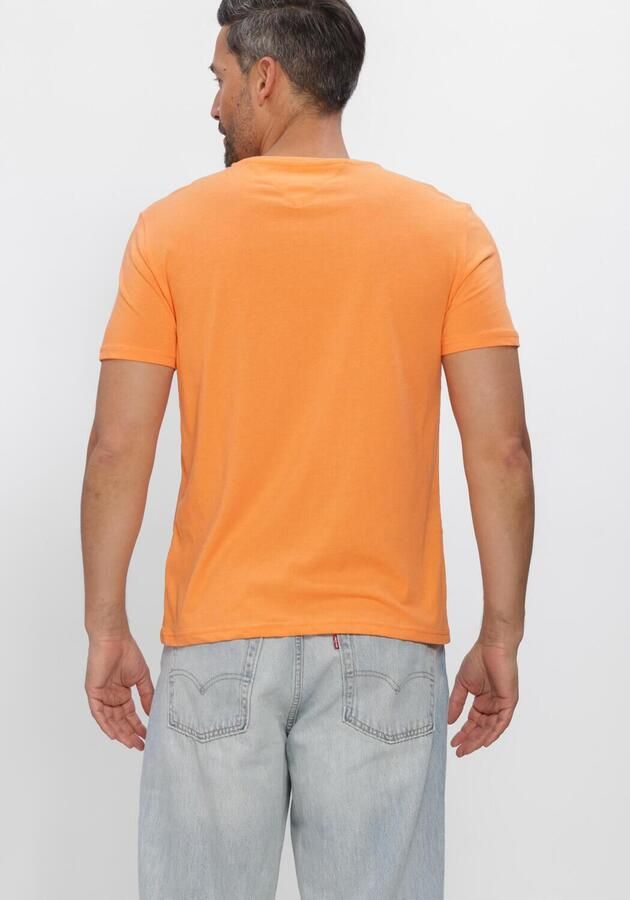 TOMMY JEANS Heren Polo's & T-shirts Tjm Xslim Jaspe Htr Tee Ext Oranje - Foto 3