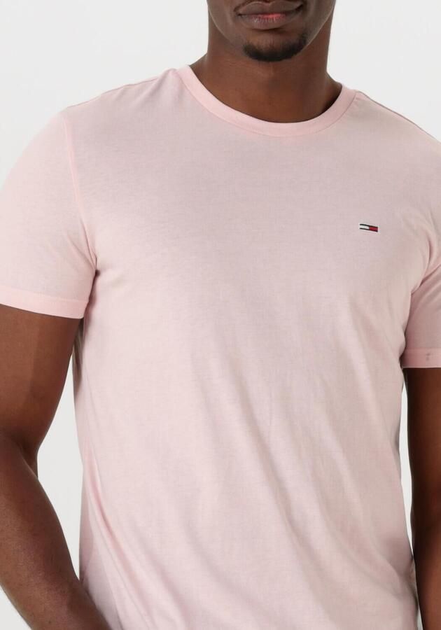 TOMMY JEANS Heren Polo's & T-shirts Tjm Xslim Jaspe Htr Tee Ext Roze - Foto 3