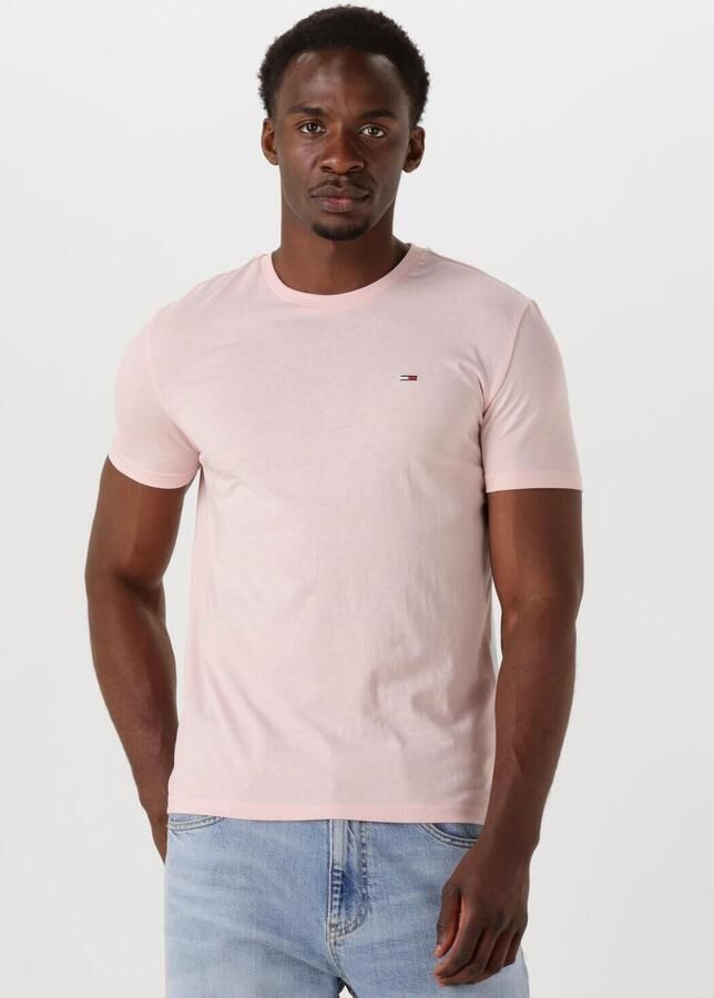 TOMMY JEANS Heren Polo's & T-shirts Tjm Xslim Jaspe Htr Tee Ext Roze - Foto 4