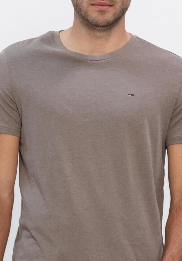 TOMMY JEANS Heren Polo's & T-shirts Tjm Xslim Jaspe Htr Tee Ext Taupe - Foto 3