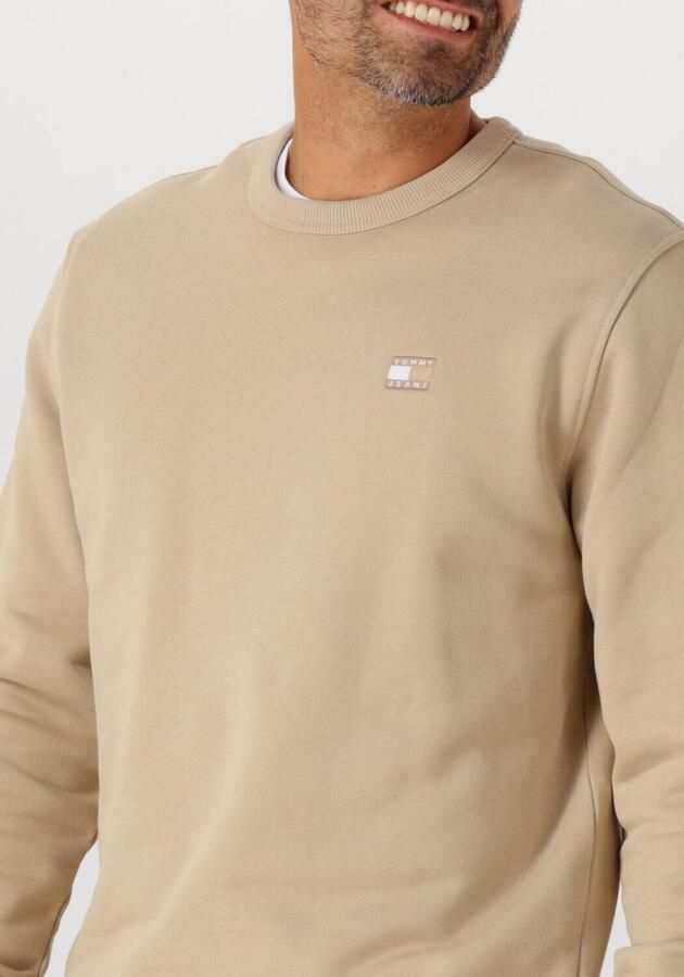 TOMMY JEANS Heren Truien & Vesten Tjm Reg Badge Crew Ext Beige - Foto 2