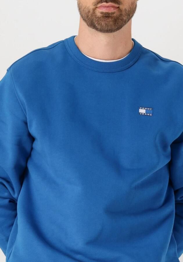 TOMMY JEANS Heren Truien & Vesten Tjm Reg Badge Crew Ext Blauw - Foto 2