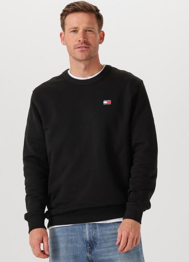 TOMMY JEANS Heren Truien & Vesten Tjm Reg Badge Crew Ext Zwart - Foto 3