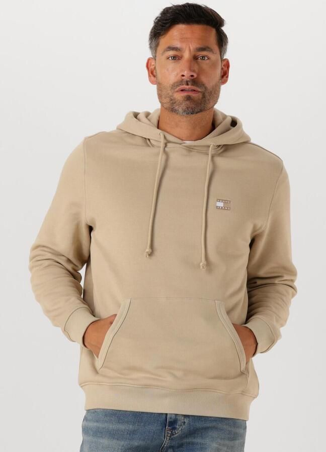 TOMMY JEANS Heren Truien & Vesten Tjm Reg Badge Hoodie Ext Beige - Foto 4
