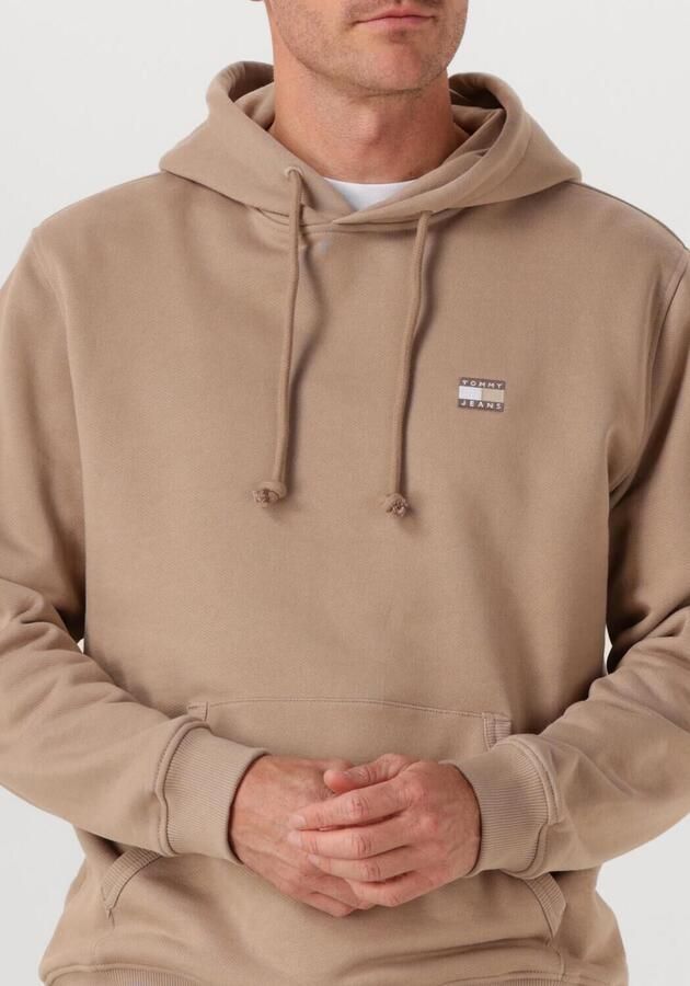 TOMMY JEANS Heren Truien & Vesten Tjm Reg Badge Hoodie Ext Zand - Foto 2